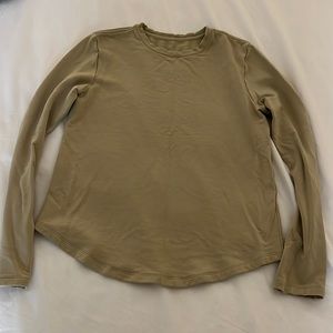 Lululemon Love Modal Fleece Long Sleeve Shirt